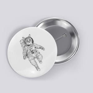 Tabby Space Cat Astronaut Kitty Graphic Button