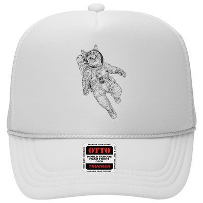 Tabby Space Cat Astronaut Kitty Graphic Trucker Hat