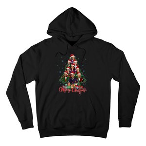 Trump Supporter Christmas Tree Dream Team Daddys Home 45 47 Hoodie