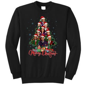 Trump Supporter Christmas Tree Dream Team Daddys Home 45 47 Sweatshirt