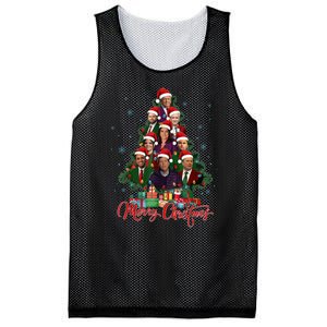 Trump Supporter Christmas Tree Dream Team Daddys Home 45 47 Mesh Reversible Basketball Jersey Tank