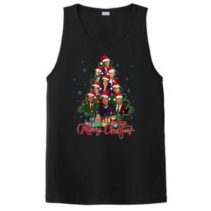 Trump Supporter Christmas Tree Dream Team Daddys Home 45 47 PosiCharge Competitor Tank