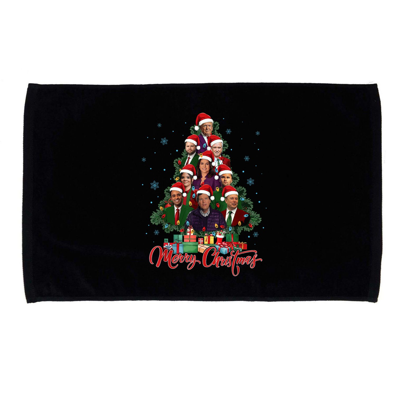 Trump Supporter Christmas Tree Dream Team Daddys Home 45 47 Microfiber Hand Towel