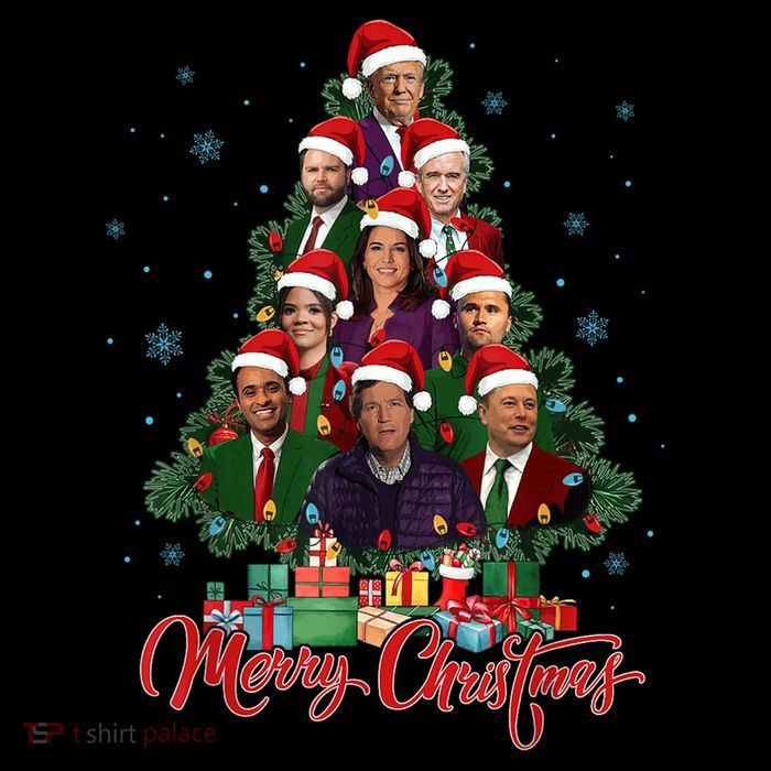 Trump Supporter Christmas Tree Dream Team Daddys Home 45 47 Zip Tote Bag