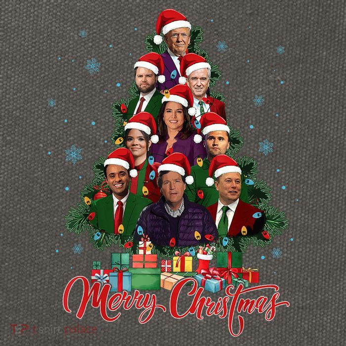 Trump Supporter Christmas Tree Dream Team Daddys Home 45 47 Cotton Canvas Backpack