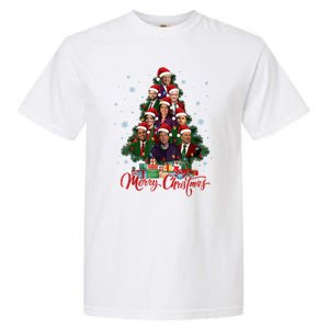 Trump Supporter Christmas Tree Dream Team Daddys Home 45 47 Garment-Dyed Heavyweight T-Shirt