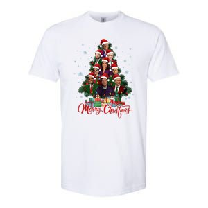 Trump Supporter Christmas Tree Dream Team Daddys Home 45 47 Softstyle CVC T-Shirt