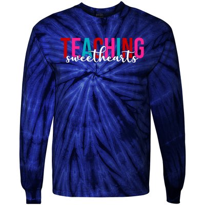 Teaching Sweethearts Colorful Teacher Tie-Dye Long Sleeve Shirt