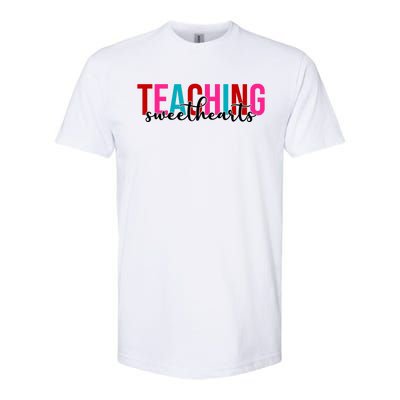 Teaching Sweethearts Colorful Teacher Softstyle CVC T-Shirt