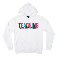 Teaching Sweethearts Colorful Teacher Hoodie