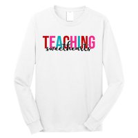 Teaching Sweethearts Colorful Teacher Long Sleeve Shirt