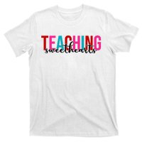 Teaching Sweethearts Colorful Teacher T-Shirt