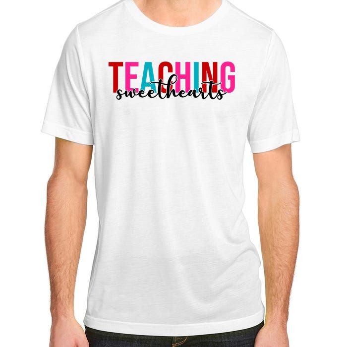 Teaching Sweethearts Colorful Teacher Adult ChromaSoft Performance T-Shirt