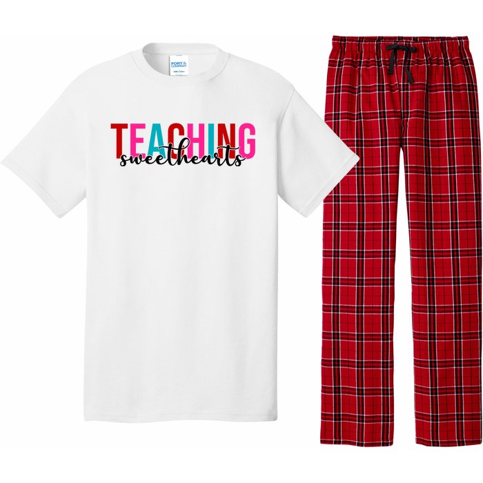 Teaching Sweethearts Colorful Teacher Pajama Set