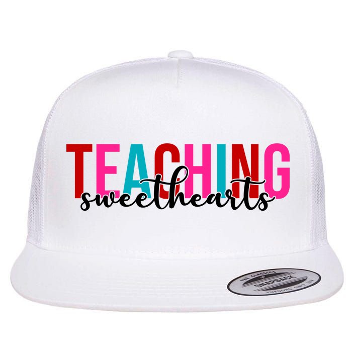 Teaching Sweethearts Colorful Teacher Flatbill Hat