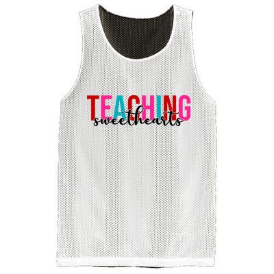 Teaching Sweethearts Colorful Teacher Mesh Reversible Basketball Jersey Tank