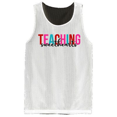 Teaching Sweethearts Colorful Teacher Mesh Reversible Basketball Jersey Tank