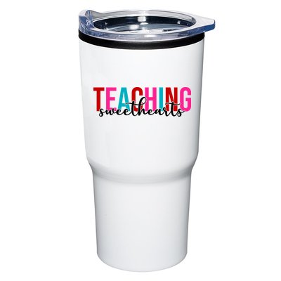 Teaching Sweethearts Colorful Teacher Tumbler