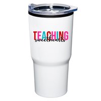 Teaching Sweethearts Colorful Teacher Tumbler