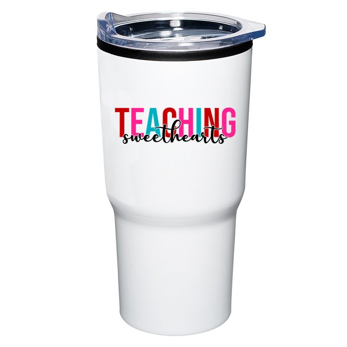 Teaching Sweethearts Colorful Teacher Tumbler