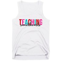 Teaching Sweethearts Colorful Teacher Tank Top