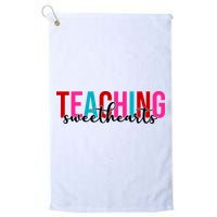 Teaching Sweethearts Colorful Teacher Golf Towel
