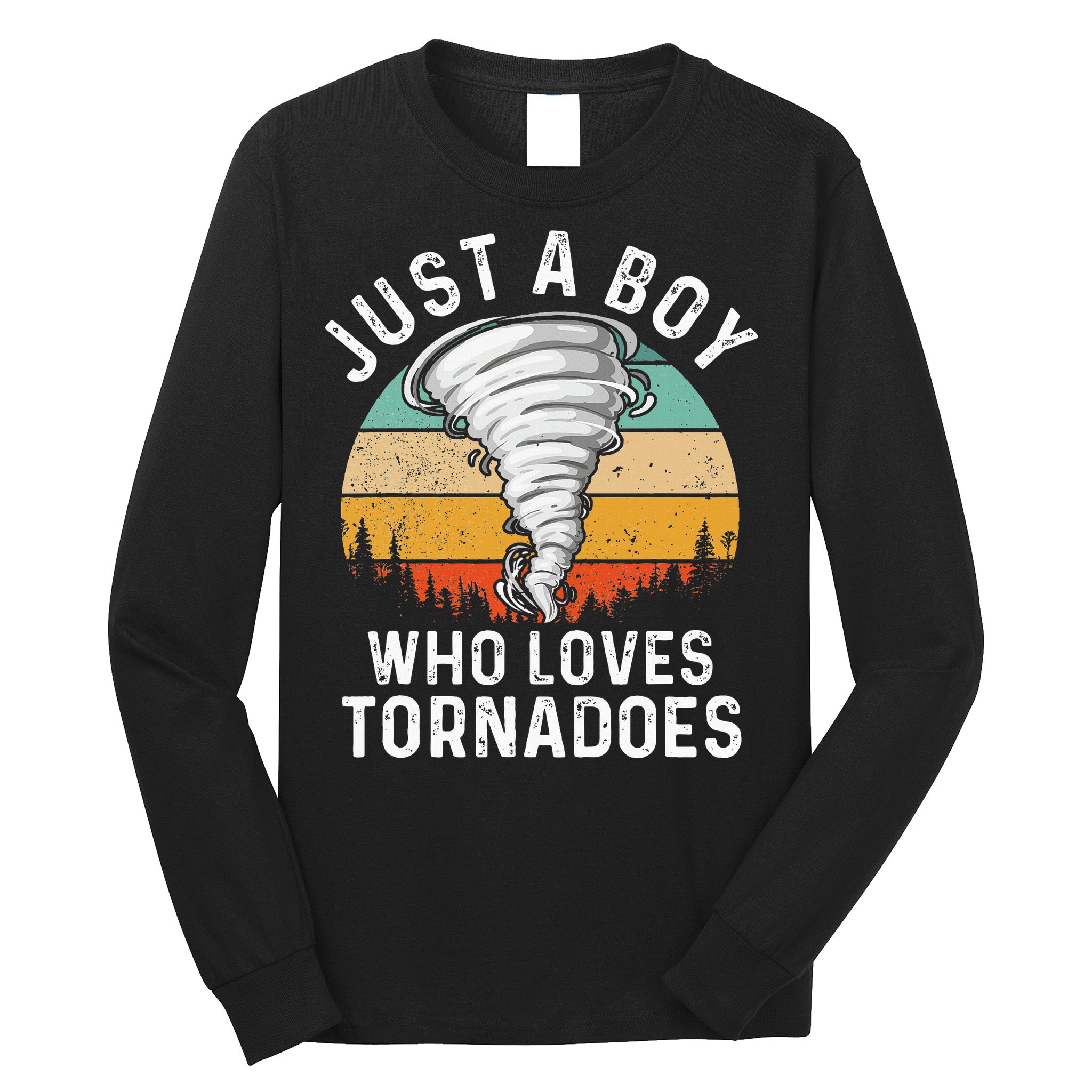 Tornado Storm Chasing Twister Hurricane Long Sleeve Shirt