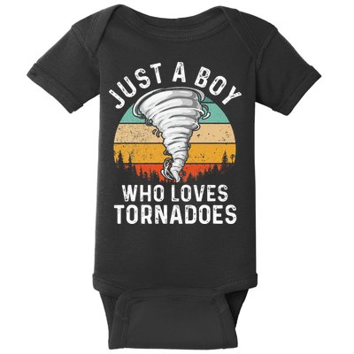 Tornado Storm Chasing Twister Hurricane Baby Bodysuit