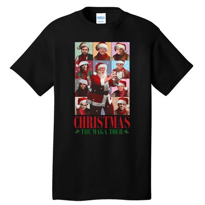 Trump Santa Christmas The Maga Make Christmas Great Tall T-Shirt