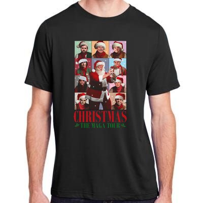 Trump Santa Christmas The Maga Make Christmas Great Adult ChromaSoft Performance T-Shirt