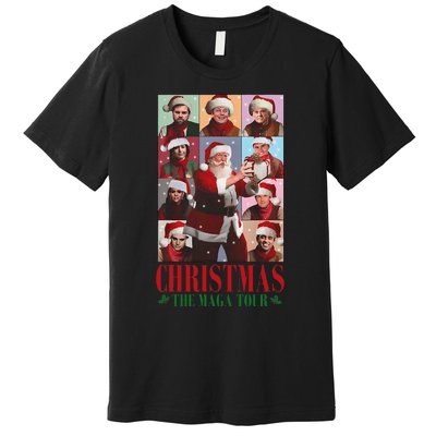 Trump Santa Christmas The Maga Make Christmas Great Premium T-Shirt