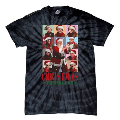 Trump Santa Christmas The Maga Make Christmas Great Tie-Dye T-Shirt