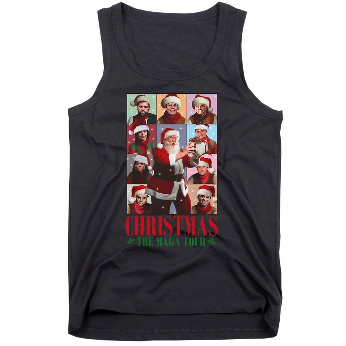 Trump Santa Christmas The Maga Make Christmas Great Tank Top