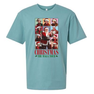 Trump Santa Christmas The Maga Make Christmas Great Sueded Cloud Jersey T-Shirt