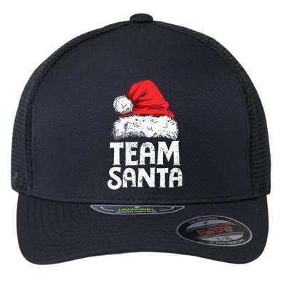 Team Santa Christmas Squad Family Matching Pajamas Flexfit Unipanel Trucker Cap