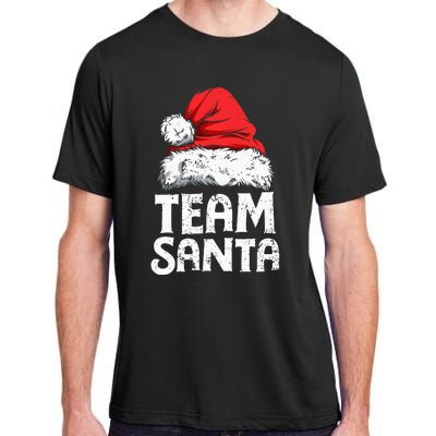 Team Santa Christmas Squad Family Matching Pajamas Adult ChromaSoft Performance T-Shirt