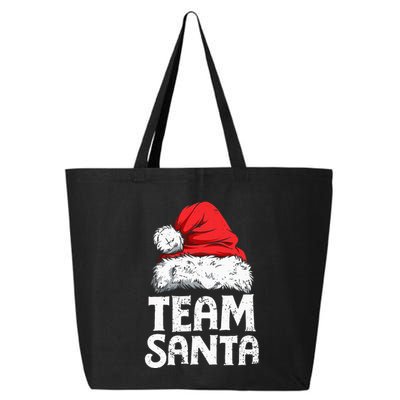 Team Santa Christmas Squad Family Matching Pajamas 25L Jumbo Tote