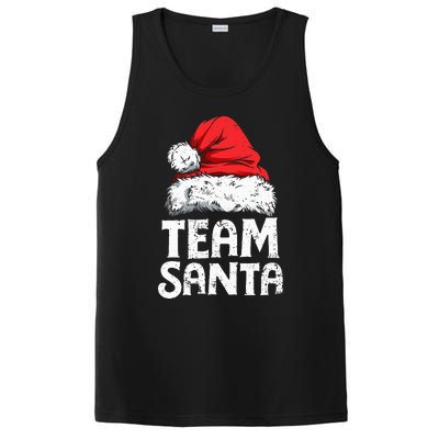 Team Santa Christmas Squad Family Matching Pajamas PosiCharge Competitor Tank