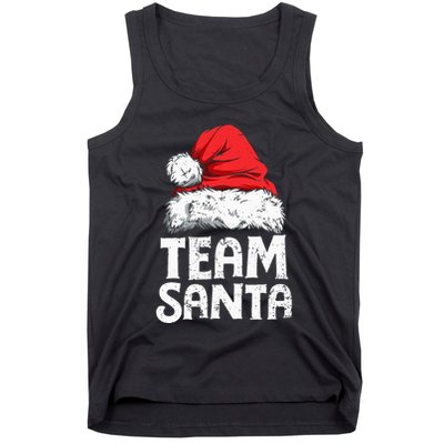 Team Santa Christmas Squad Family Matching Pajamas Tank Top