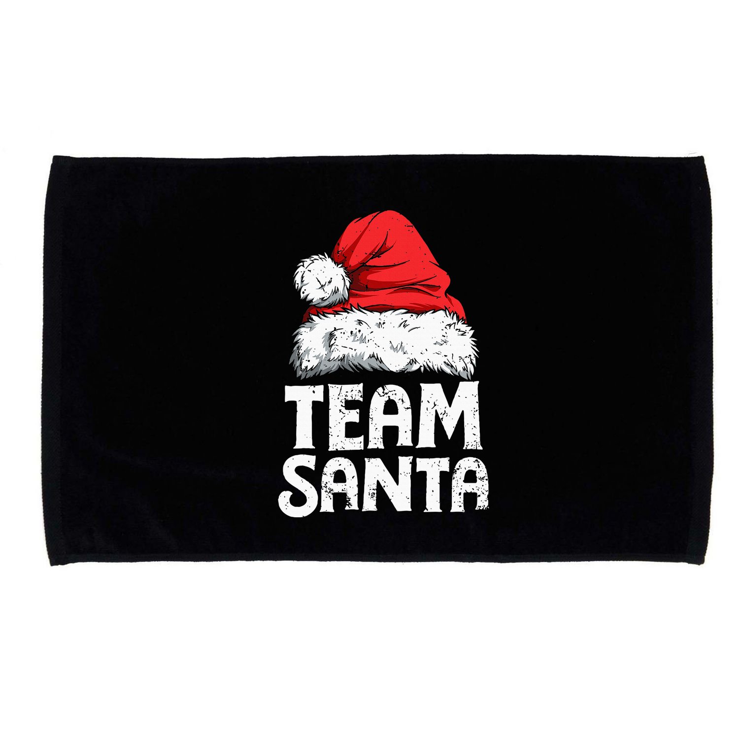Team Santa Christmas Squad Family Matching Pajamas Microfiber Hand Towel