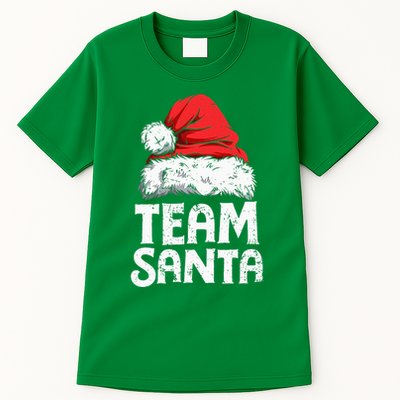 Team Santa Christmas Squad Family Matching Pajamas Tall T-Shirt