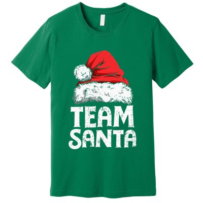 Team Santa Christmas Squad Family Matching Pajamas Premium T-Shirt