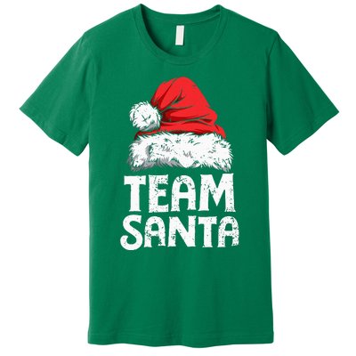 Team Santa Christmas Squad Family Matching Pajamas Premium T-Shirt