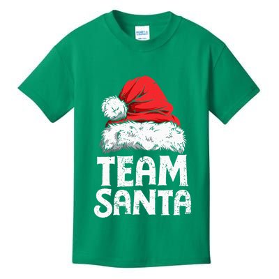 Team Santa Christmas Squad Family Matching Pajamas Kids T-Shirt