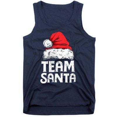 Team Santa Christmas Squad Family Matching Pajamas Tank Top