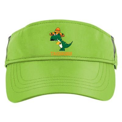 Taco Saurus Cinco De Mayo Dinosaur Adult Drive Performance Visor