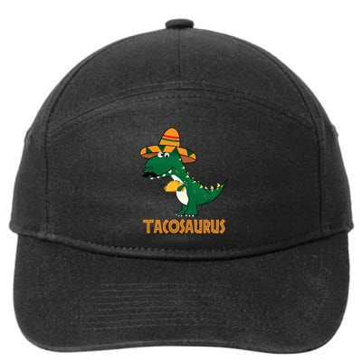 Taco Saurus Cinco De Mayo Dinosaur 7-Panel Snapback Hat