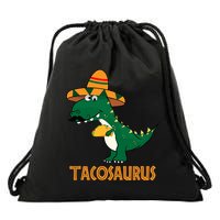 Taco Saurus Cinco De Mayo Dinosaur Drawstring Bag