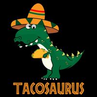 Taco Saurus Cinco De Mayo Dinosaur Drawstring Bag