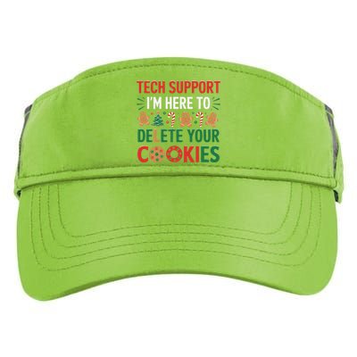 Tech Support Christmas Cookies Funny Christmas Gift Adult Drive Performance Visor